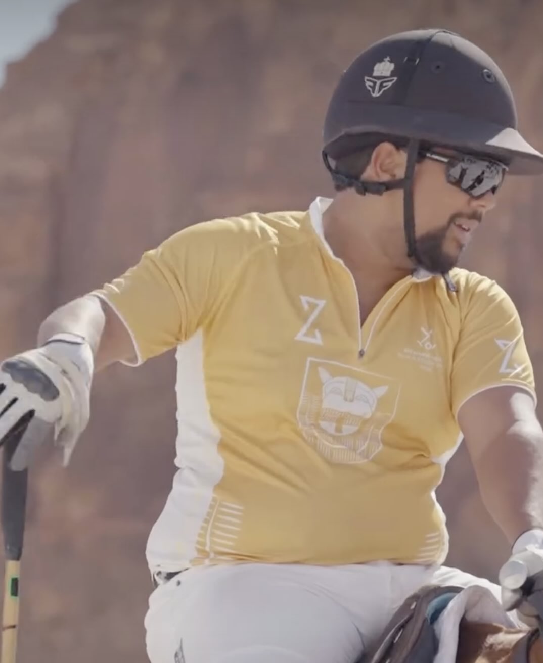 Miguel Morel on the field for Arkham Polo